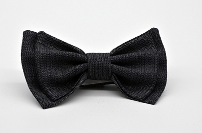 Dark Grey Double Butterfly Boy’s Bow Tie