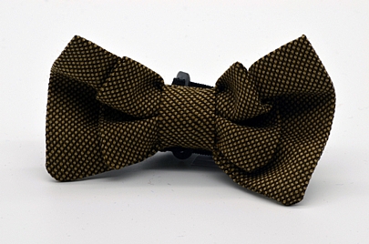Bird’s Eye Light Brown Double Butterfly Boy’s Bow Tie