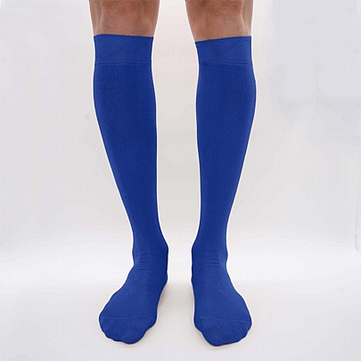 Λεπτές μακριές κάλτσες έως το γόνατο - Μπλε