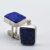 Cuff Links with Lapis Lazulis : 2