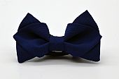 Indigo Blue Diamond Point Boy’s Bow Tie : 1