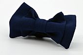Dark Blue Double Butterfly Boy’s Bow Tie : 1