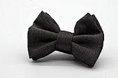 Bird’s Eye Charcoal Grey Butterfly Boy’s Bow Tie : 1