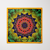 The Jungle Mandala Silk Pocket Square  : 2