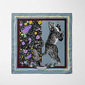 Japanese Tiger Silk Pocket Square : 2