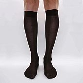 Μακριές, λεπτές κάλτσες έως το γόνατο από καθαρό μετάξι μουριάς : 1